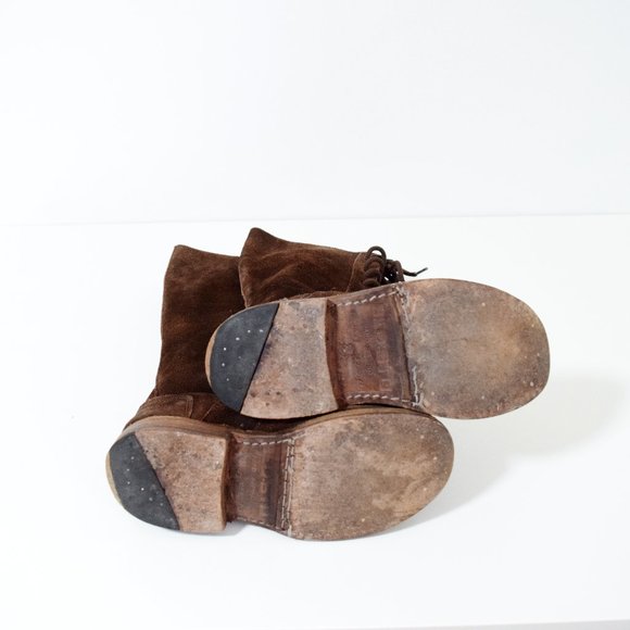 BEDSTU Genuine Brown Leather Suede Lace Up Boots | Size 6 - Picture 8 of 9